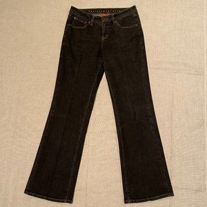 "Christopher Blue" Black Wide Leg Jeans